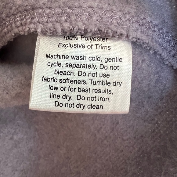 Eddie Bauer Lavender Knit Full Zip Mock Neck Jacket Sweater Women's Size Smalll - Picture 9 of 12